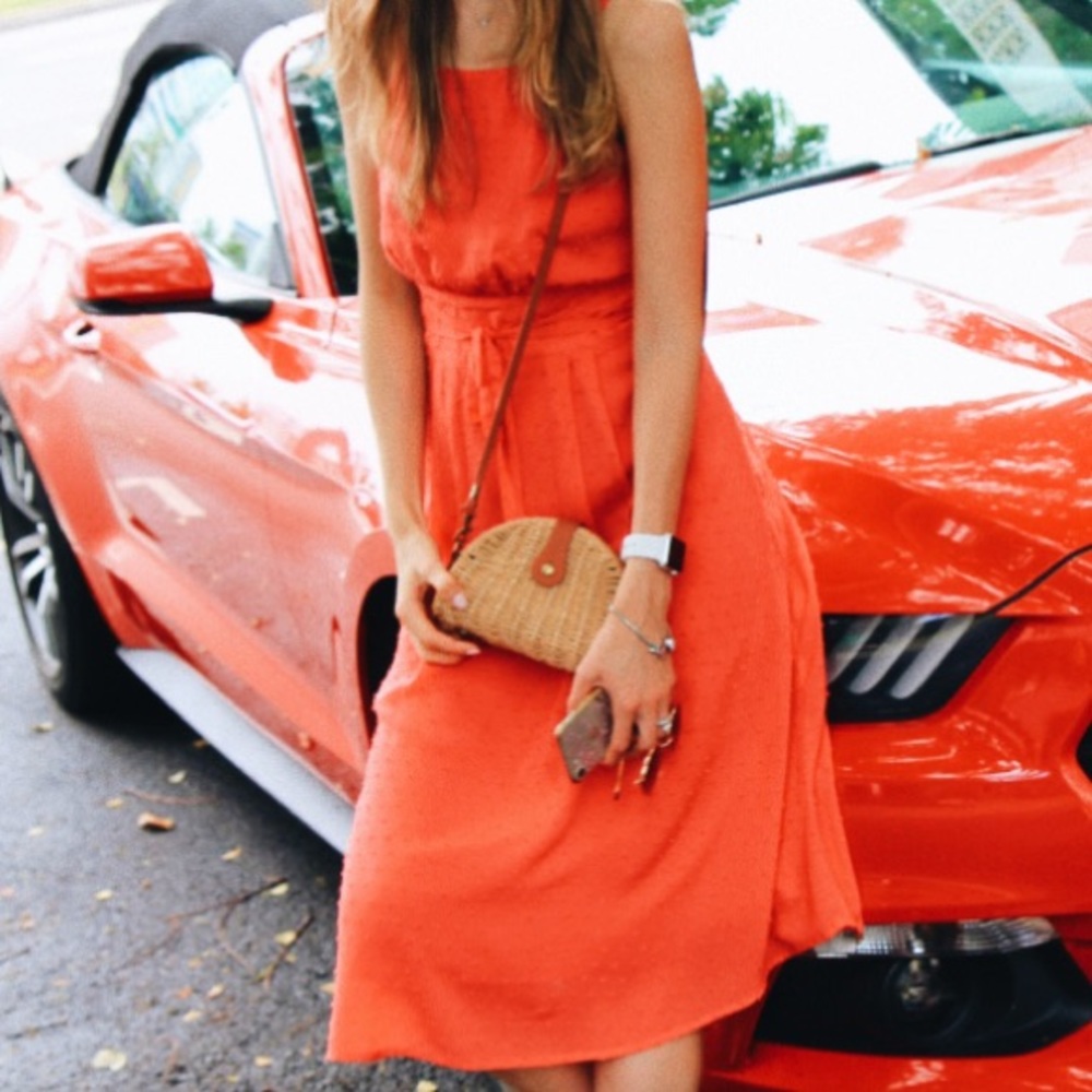 Red dress